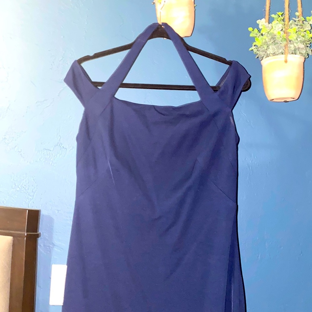 Size 12 Navy Blue LAUREN Ralph Lauren long dress